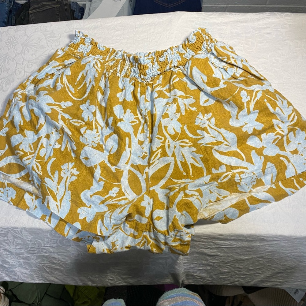 NEW Ava & Viv Linen Shorts Floral Print Loose Fit relaxed Flowy Summer Short 2X - Picture 10 of 10